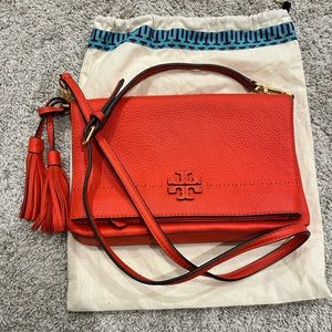 Red Tory Burch cross body